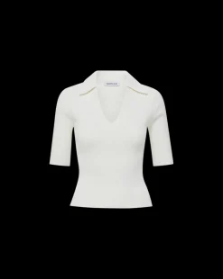 Veronica Beard Tops|Sweaters*Emily Polo Shirt in Off-White