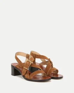 Veronica Beard Sandals|The Veronicas' Favorites*Etta Suede Sandal in Hazelwood