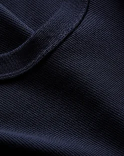 Veronica Beard Dresses*Facia Mixed-Media Dress in Navy