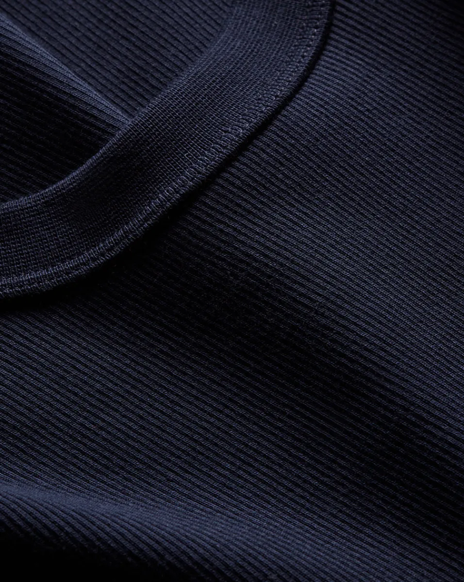 Veronica Beard Dresses*Facia Mixed-Media Dress in Navy