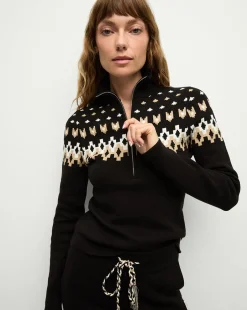 Veronica Beard Sweaters|Tops*Fairbanks Blanche Knit Turtleneck in Black