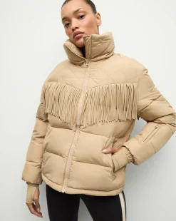 Veronica Beard Jackets & Outerwear|The Gift Guide*Fairbanks Fox Puffer Jacket in Khaki