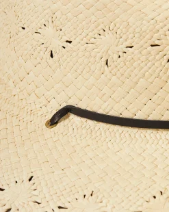 Veronica Beard Accessories*Fiji Hat in Natural/Black