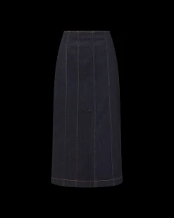 Veronica Beard Skirts & Shorts*Fiona Maxi Denim Skirt in Dark Wash WashedOxford