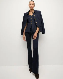 Veronica Beard Tops|The Veronicas' Favorites*Forman Denim Bustier Top in Dark Wash MidnightWash
