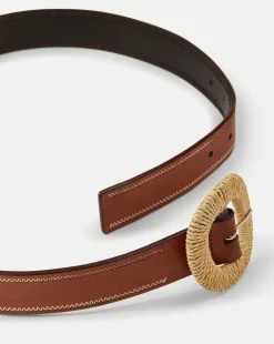 Veronica Beard Accessories*Francesca Belt in Brown