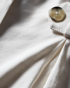 Veronica Beard Skirts & Shorts*Franzi Stretch-Linen Short in Off-White