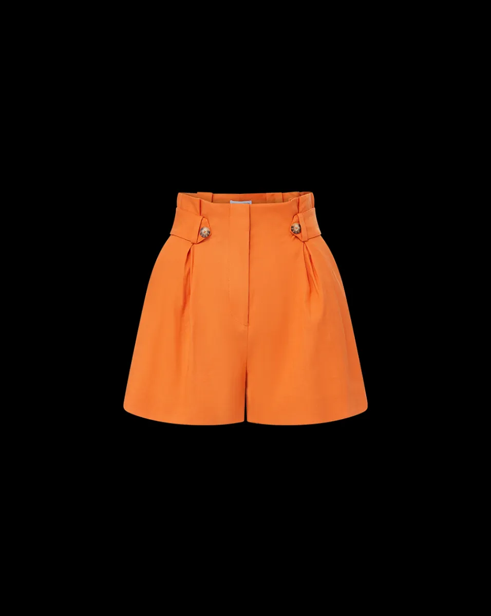 Veronica Beard Skirts & Shorts*Franzi Stretch-Linen Short in Orange