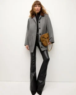 Veronica Beard Jackets & Outerwear|The Veronicas' Favorites*Freya Wool Blend Dickey Coat in Heather Grey MediumHeatherGrey