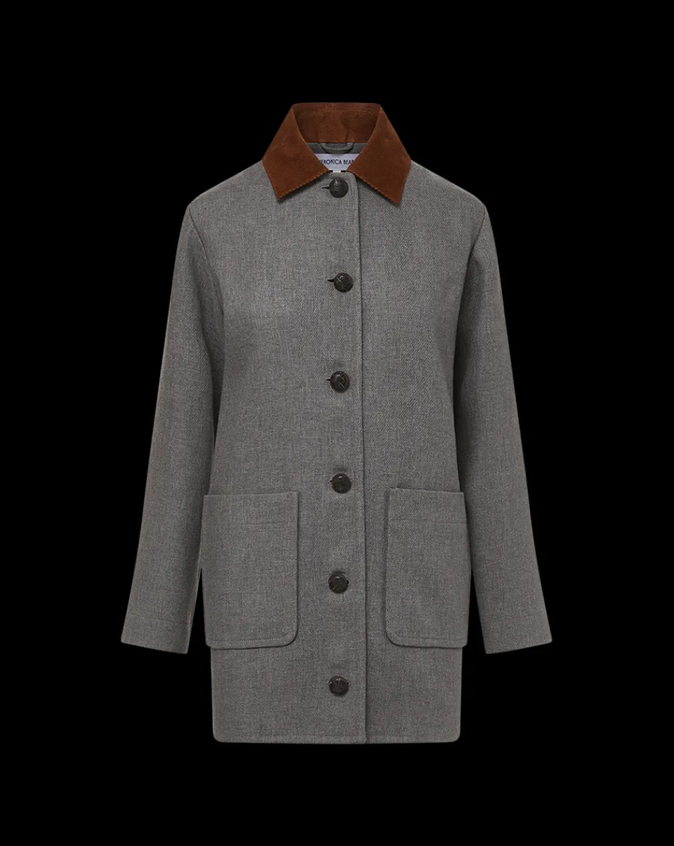 Veronica Beard Jackets & Outerwear|The Veronicas' Favorites*Freya Wool Blend Dickey Coat in Heather Grey MediumHeatherGrey