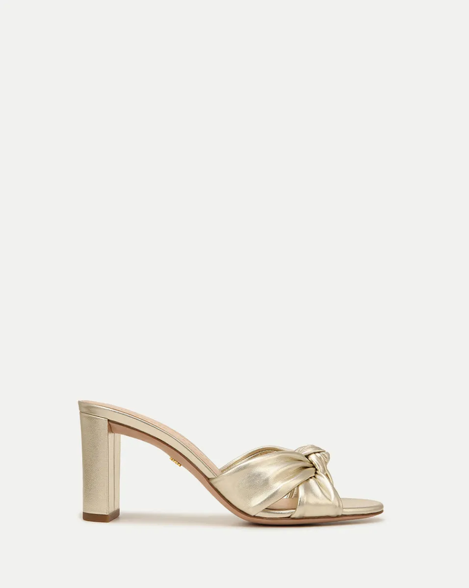 Veronica Beard Sandals|Vb Classics*Ganita Knot-Front Sandal Platinum