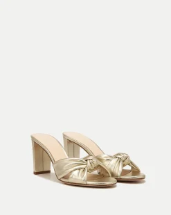 Veronica Beard Sandals|Vb Classics*Ganita Knot-Front Sandal Platinum