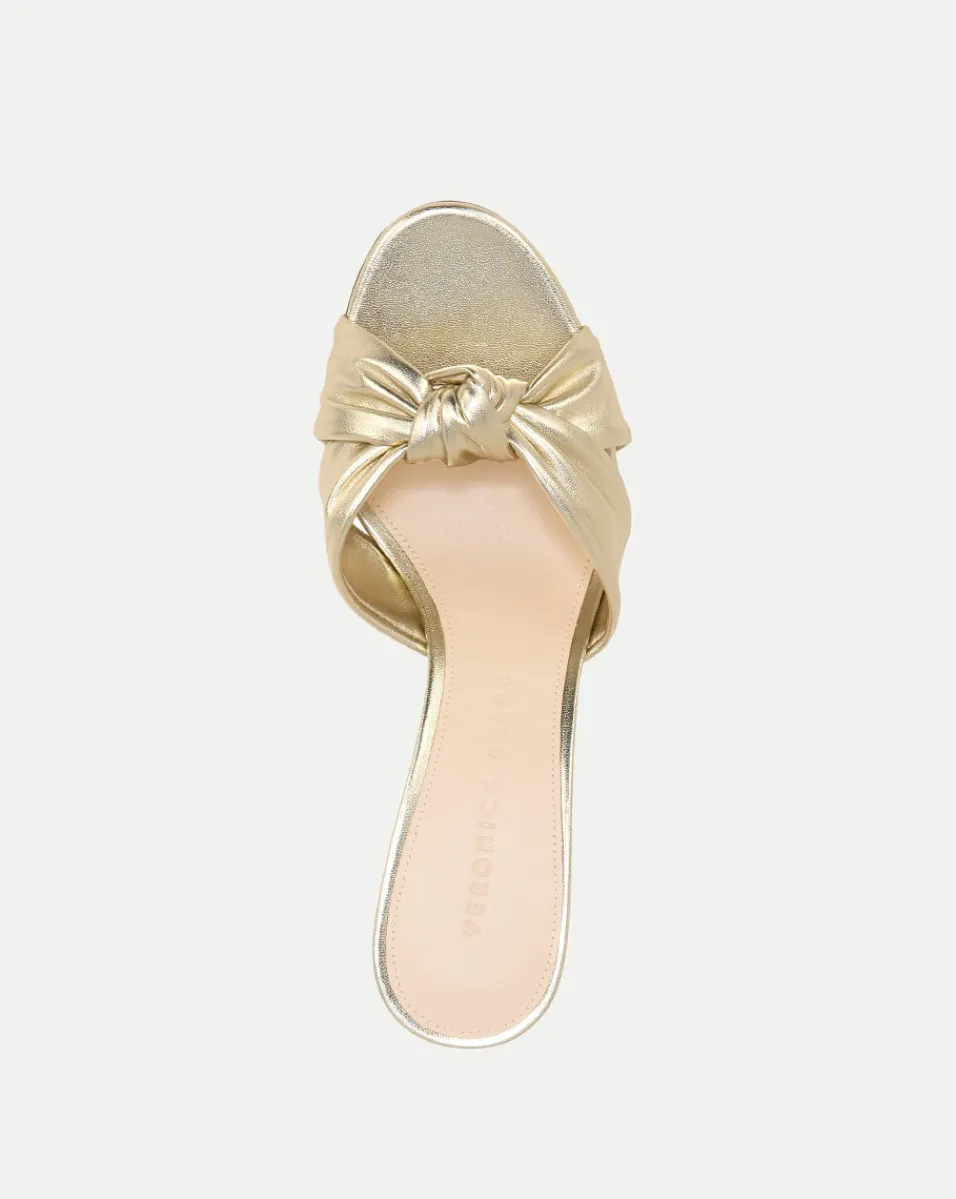 Veronica Beard Sandals|Vb Classics*Ganita Knot-Front Sandal Platinum