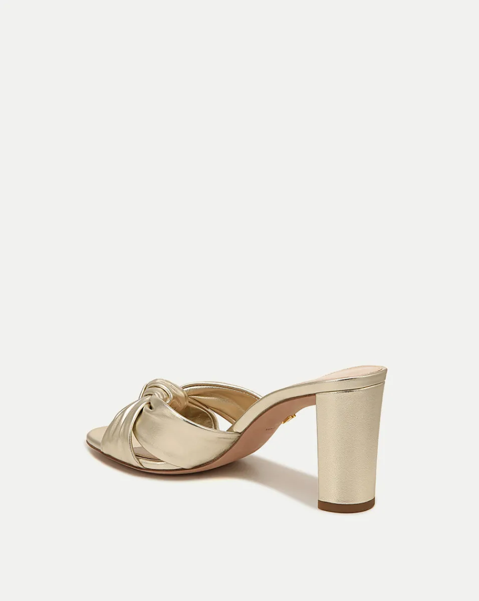 Veronica Beard Sandals|Vb Classics*Ganita Knot-Front Sandal Platinum