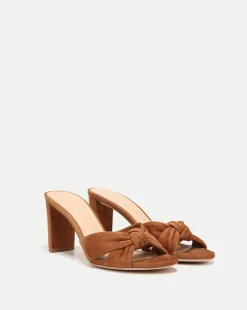 Veronica Beard Sandals*Ganita Knot-Front Sandal Hazelwood