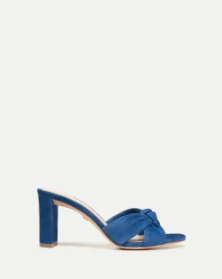 Veronica Beard Sandals*Ganita Knot-Front Sandal Navy