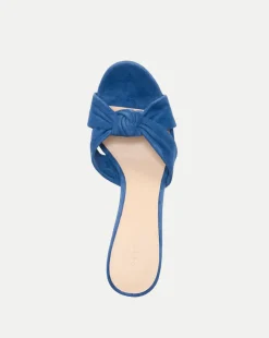 Veronica Beard Sandals*Ganita Knot-Front Sandal Navy