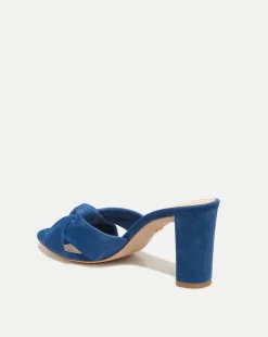 Veronica Beard Sandals*Ganita Knot-Front Sandal Navy