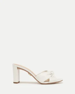 Veronica Beard Sandals*Ganita Knot-Front Sandal in Coconut