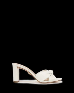 Veronica Beard Sandals*Ganita Knot-Front Sandal in Coconut