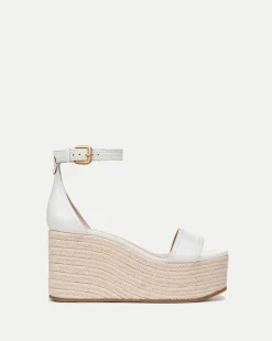 Veronica Beard Sandals*Gianna Raffia Wedge Sandal in Coconut