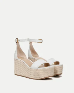 Veronica Beard Sandals*Gianna Raffia Wedge Sandal in Coconut