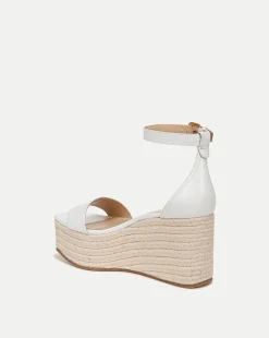 Veronica Beard Sandals*Gianna Raffia Wedge Sandal in Coconut