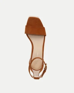 Veronica Beard Sandals*Gianna Raffia Wedge Sandal in Caramel