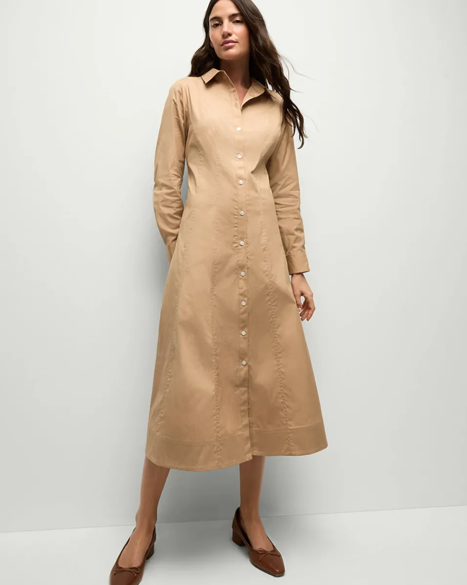Veronica Beard Dresses*Goldie Dress in Khaki