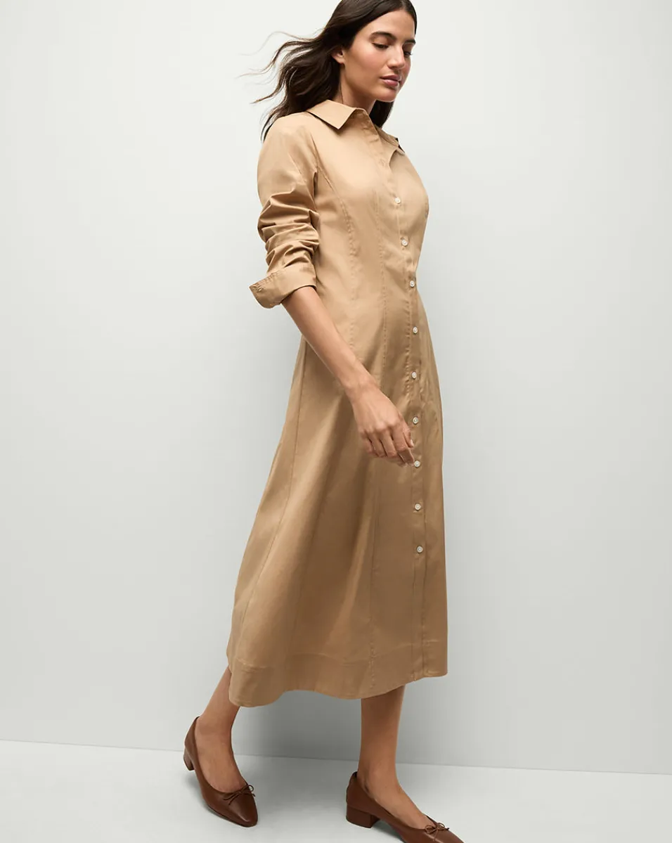 Veronica Beard Dresses*Goldie Dress in Khaki