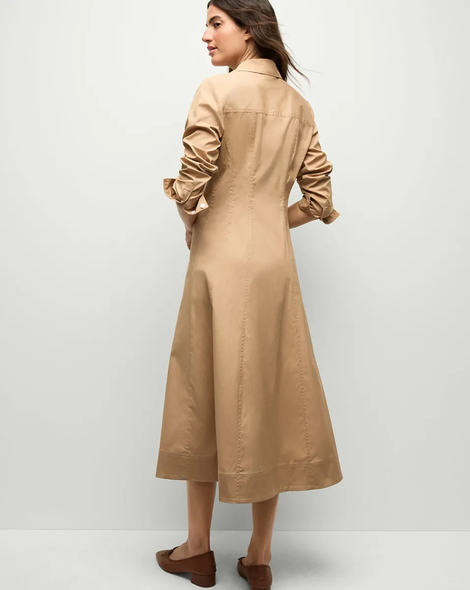 Veronica Beard Dresses*Goldie Dress in Khaki