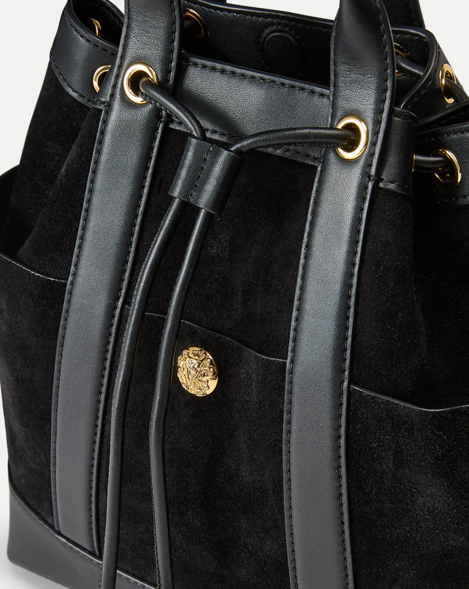 Veronica Beard Crossbody Bags|The Gift Guide*Goody Suede Bag in Black