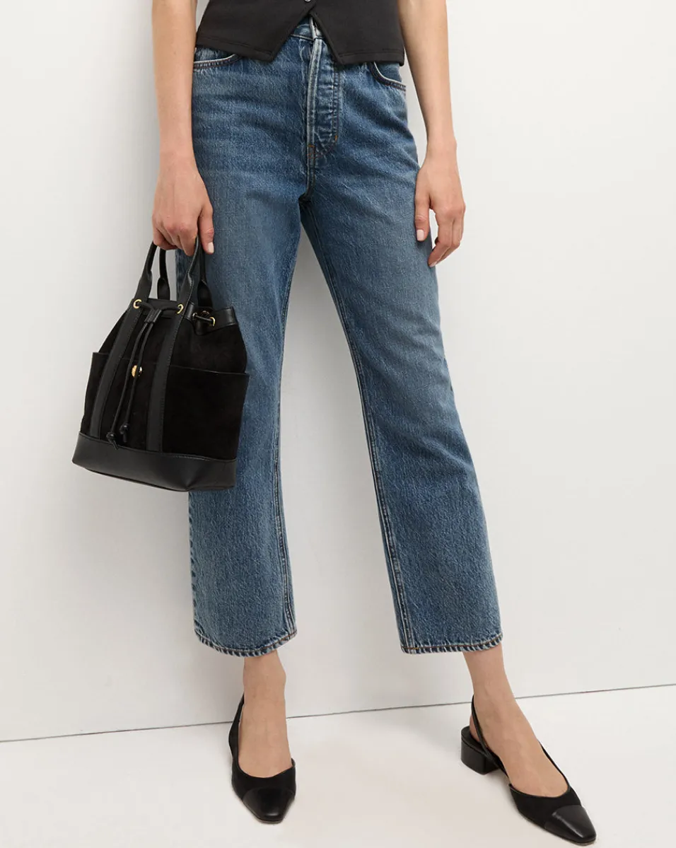 Veronica Beard Crossbody Bags|The Gift Guide*Goody Suede Bag in Black