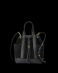 Veronica Beard Crossbody Bags|The Gift Guide*Goody Suede Bag in Black