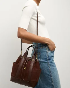 Veronica Beard Crossbody Bags|The Veronicas' Favorites*Goody Suede Bag in Chestnut