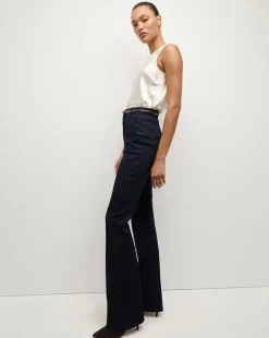 Veronica Beard Pants|The Veronicas' Favorites*Gracie Belted Denim Pant in Dark Wash MidnightWash