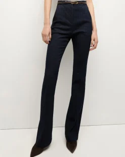 Veronica Beard Pants|The Veronicas' Favorites*Gracie Belted Denim Pant in Dark Wash MidnightWash
