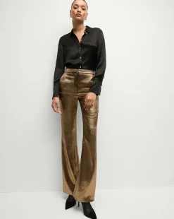 Veronica Beard Pants|Matching Sets*Gracie Pant in Vintage Gold x Poppy Delevingne VintageGold
