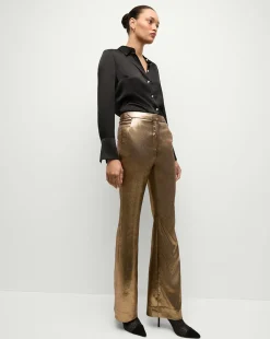 Veronica Beard Pants|Matching Sets*Gracie Pant in Vintage Gold x Poppy Delevingne VintageGold