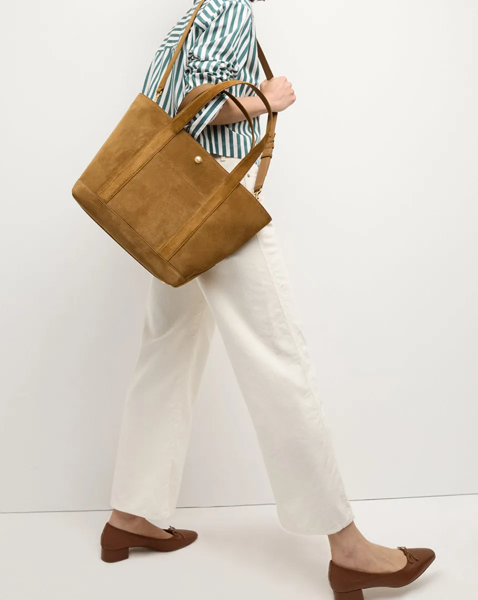 Veronica Beard Shoulder Bags|Tote Bags*Grand Suede Goody Bag in Acorn