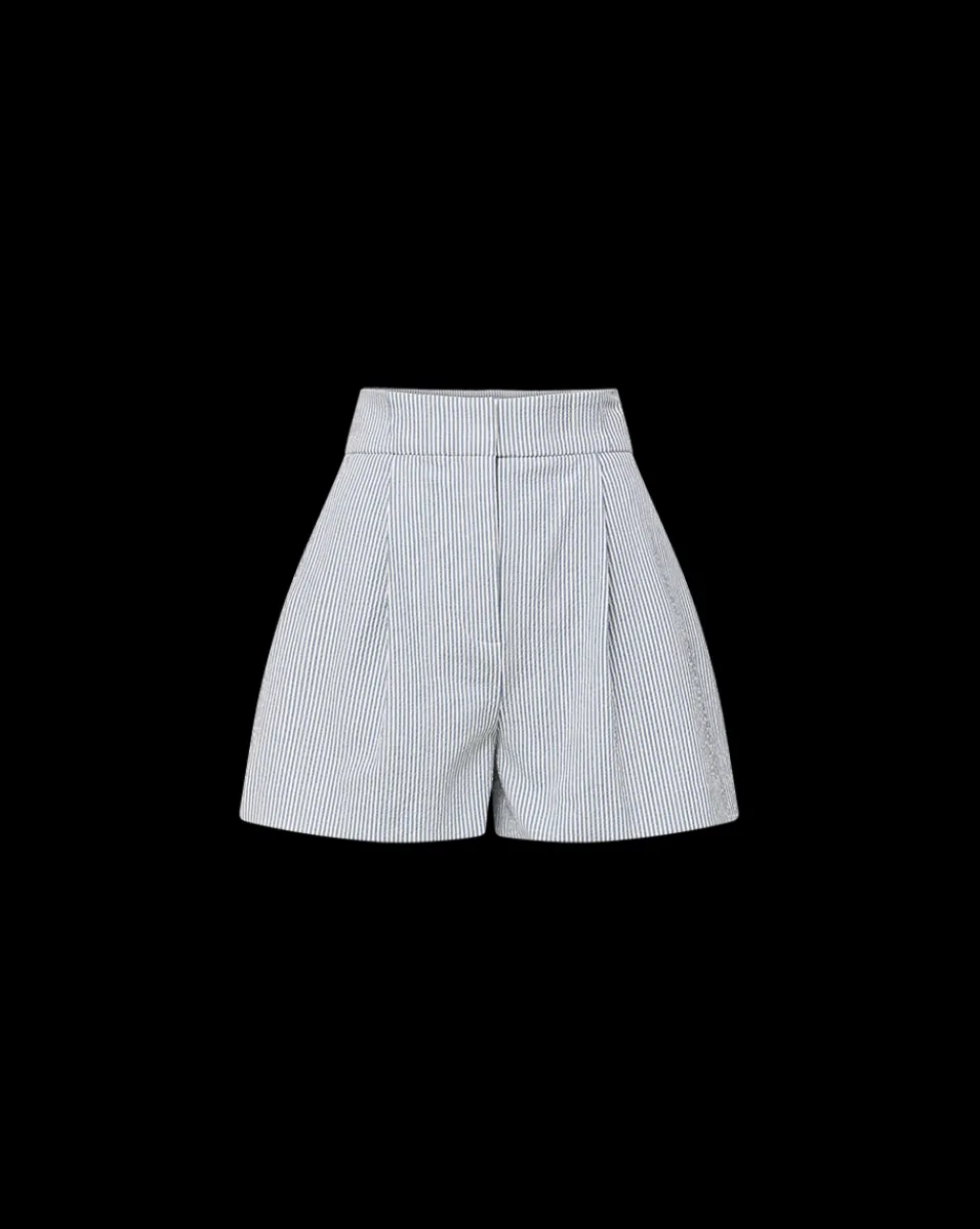 Veronica Beard Skirts & Shorts*Haina Seersucker Short in Blue/White
