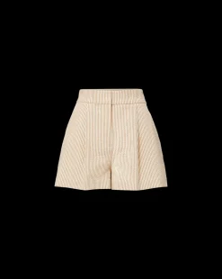 Veronica Beard Skirts & Shorts*Haina Seersucker Short in Khaki/White