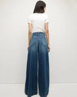 Veronica Beard Jeans*Haizley Wide-Leg Jean in Bandit