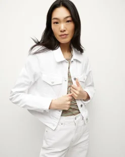 Veronica Beard Jackets & Outerwear*Hartford Denim Jacket in White