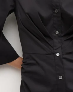 Veronica Beard Dresses*Haydon Poplin Shirtdress in Black