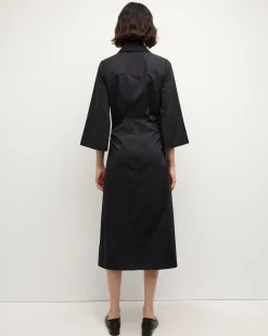 Veronica Beard Dresses*Haydon Poplin Shirtdress in Black