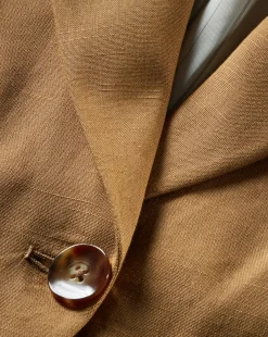 Veronica Beard Jackets & Outerwear*Hayward Khaki Linen Jacket | Relaxed Fit DesertKhaki