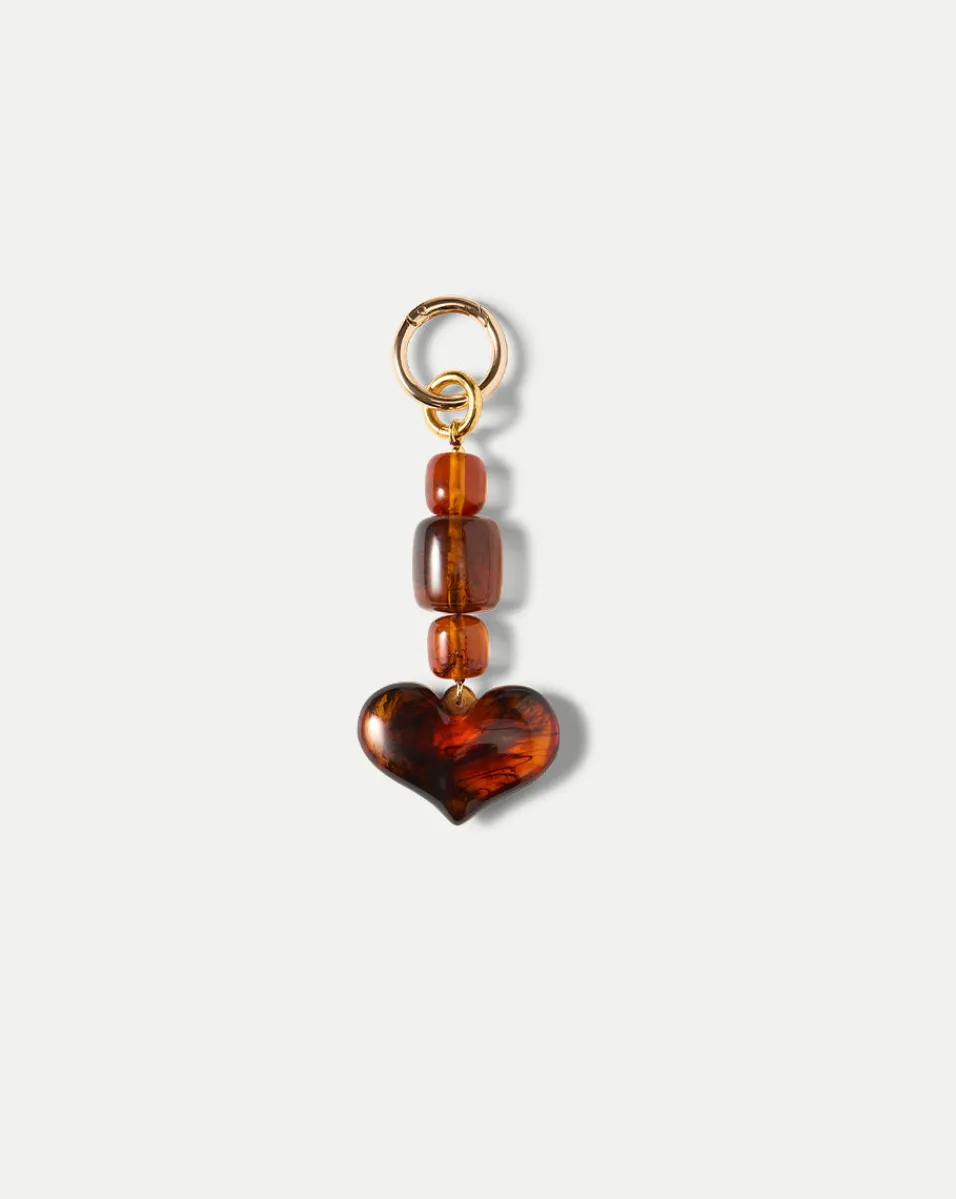 Veronica Beard The Gift Guide*Heart Bag Charm in Brown
