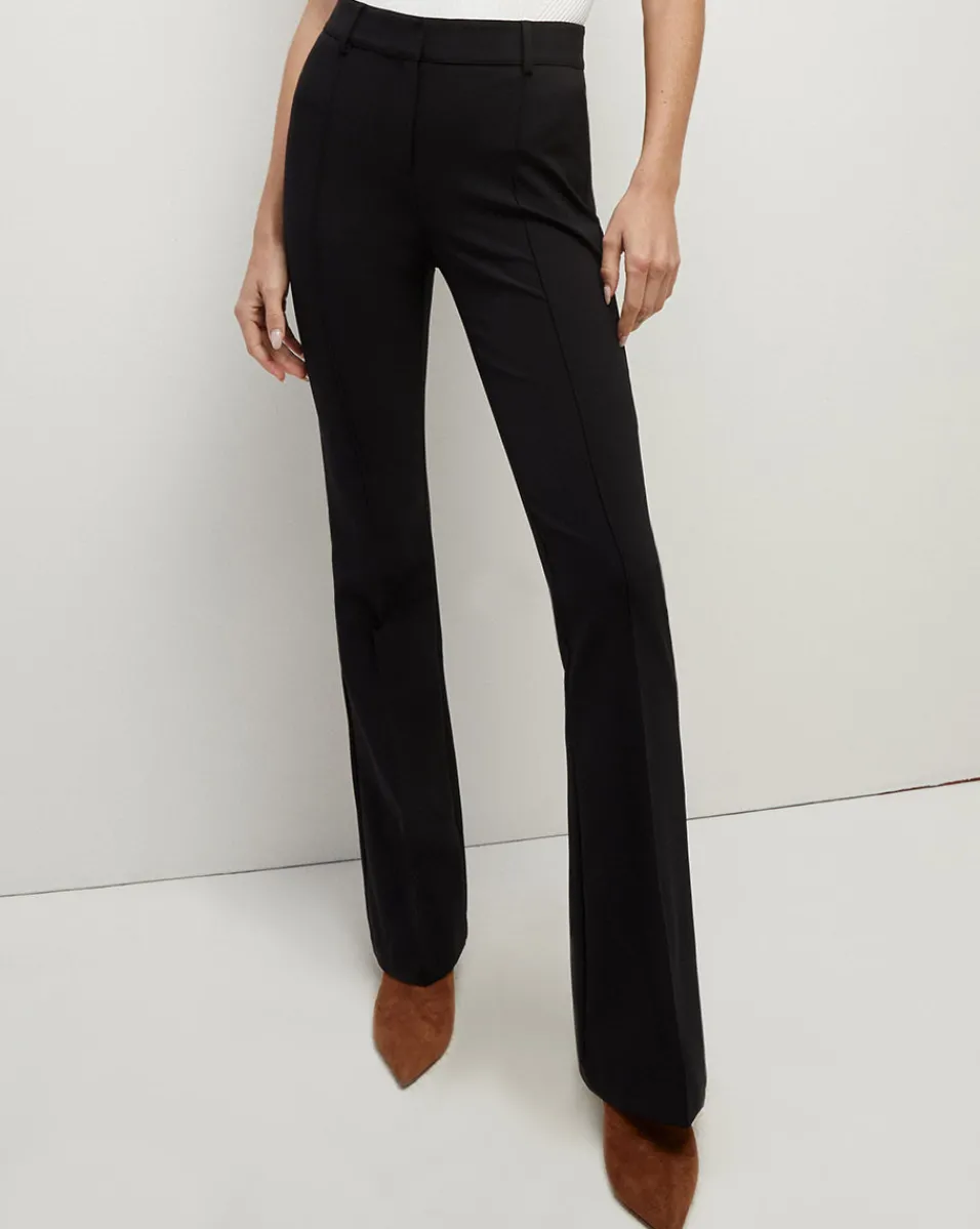Veronica Beard Pants|Vb Classics*Hibiscus Scuba Pant Black