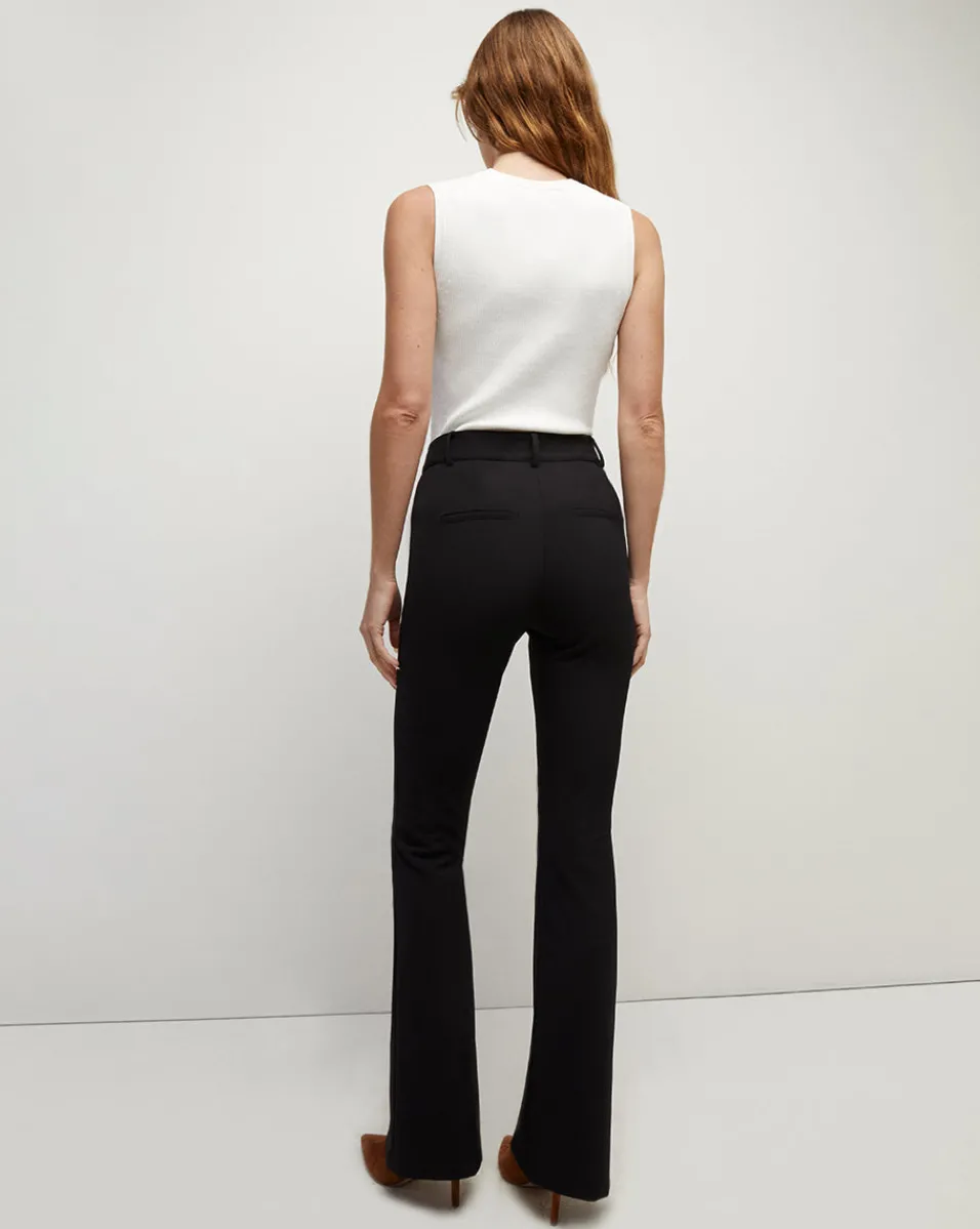 Veronica Beard Pants|Vb Classics*Hibiscus Scuba Pant Black